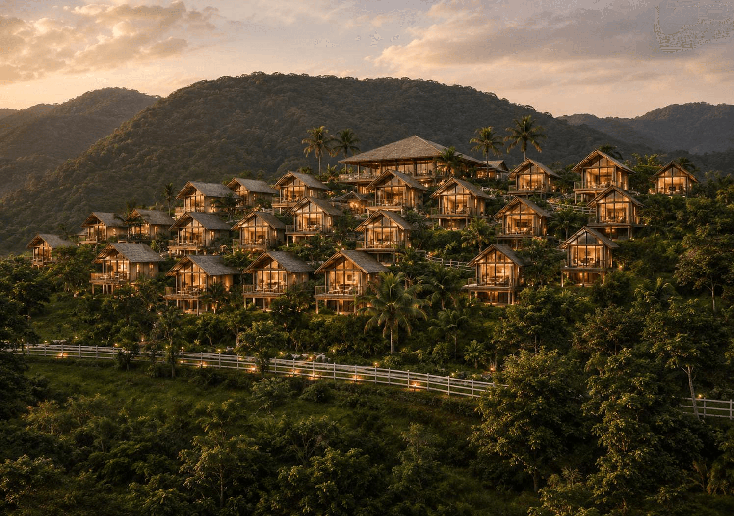 AMANI Calm Lodge, vista aérea